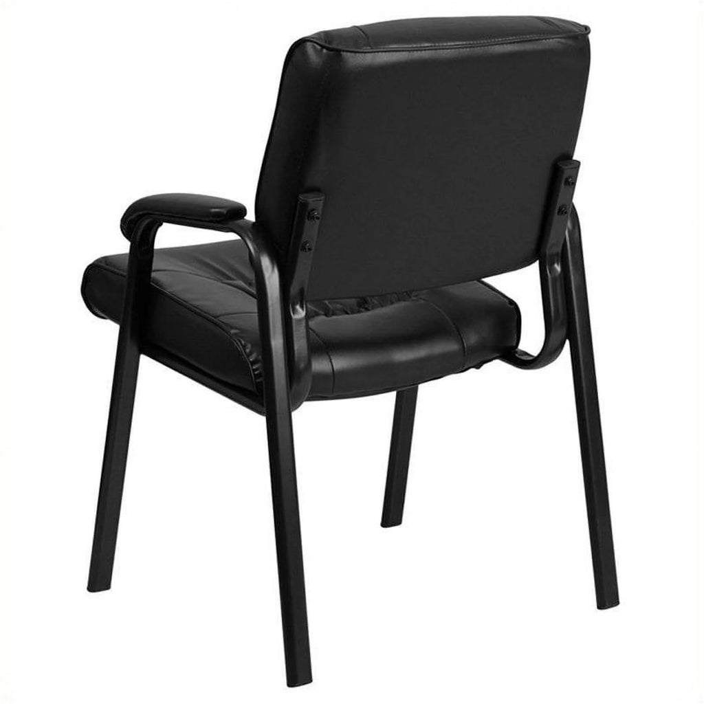Black Reception Guest Chair W2116