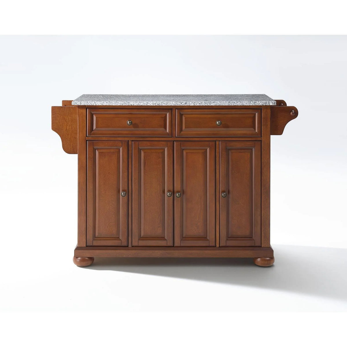 Cherry Gray Wood Kitchen Island X705