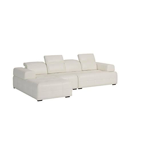 White Contemporary Sectional Sofa S45006