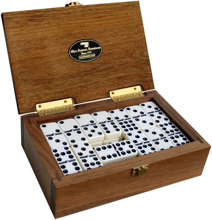 Black Walnut Domino Set P611