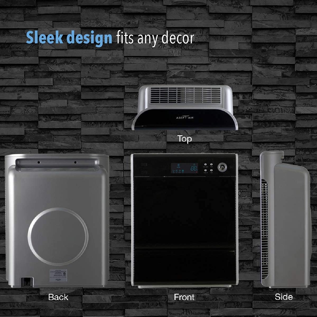 5-Stage Air Purifier with Washable Prefilter, HEPA Carbon Filter, UVC Lights I192938