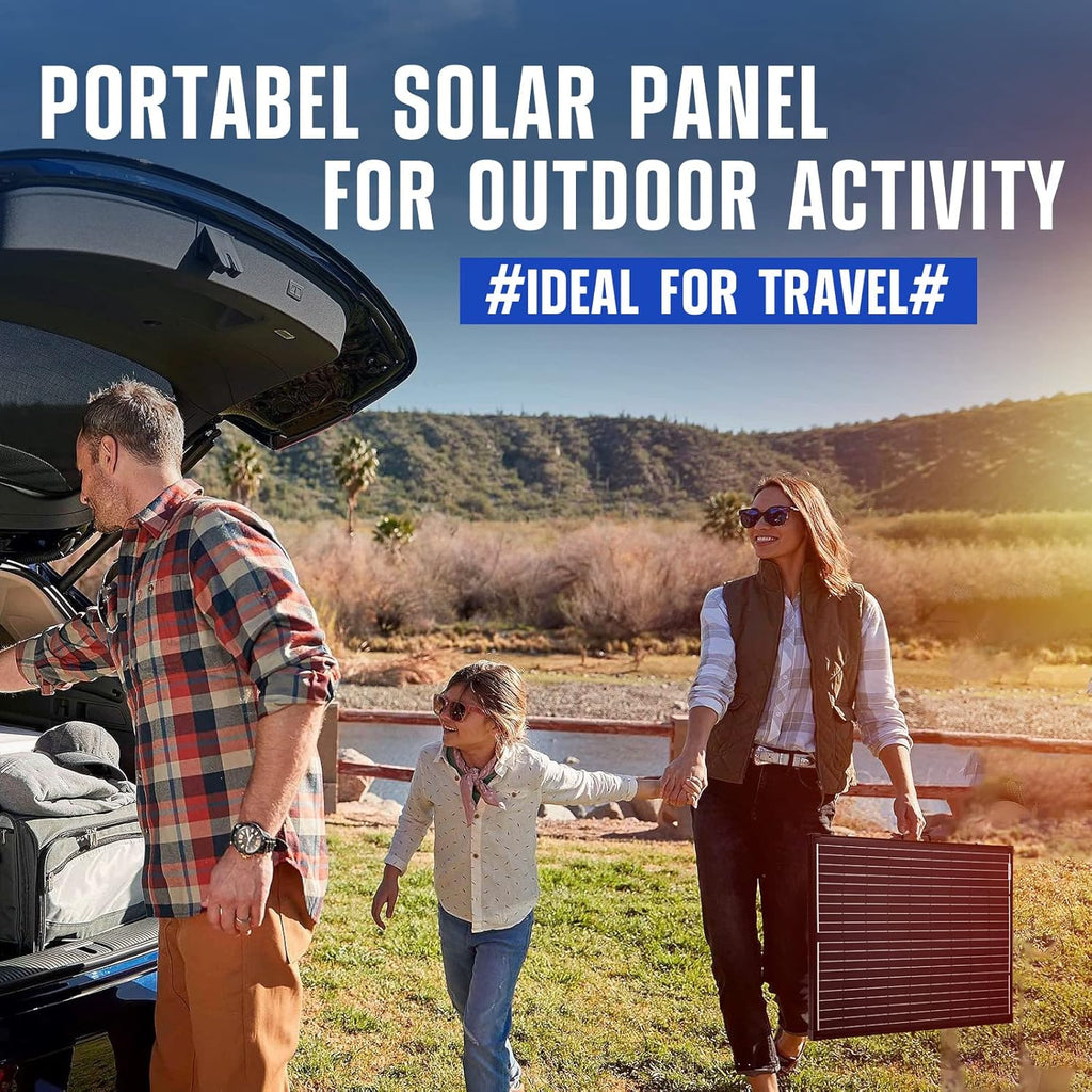 200W Monocrystalline Portable Foldable Solar Panel with 20A MPPT Controller V65315