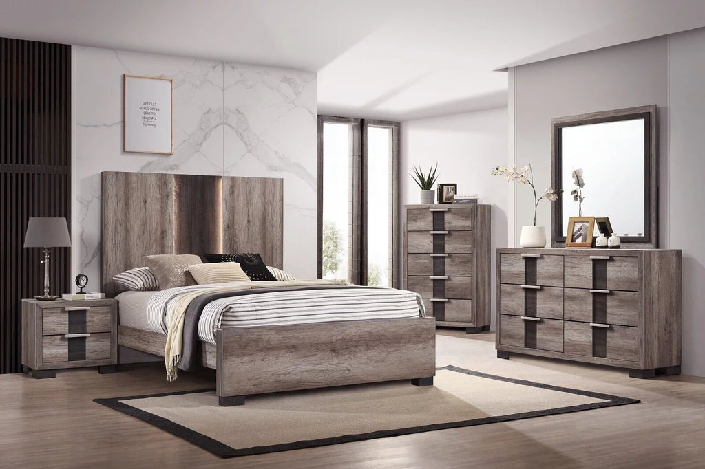 King Size Solid Wood Bed Set L8774