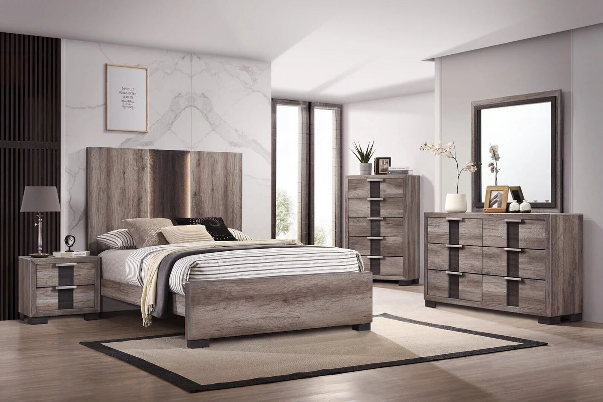 King Size Solid Wood Bed Set L8774