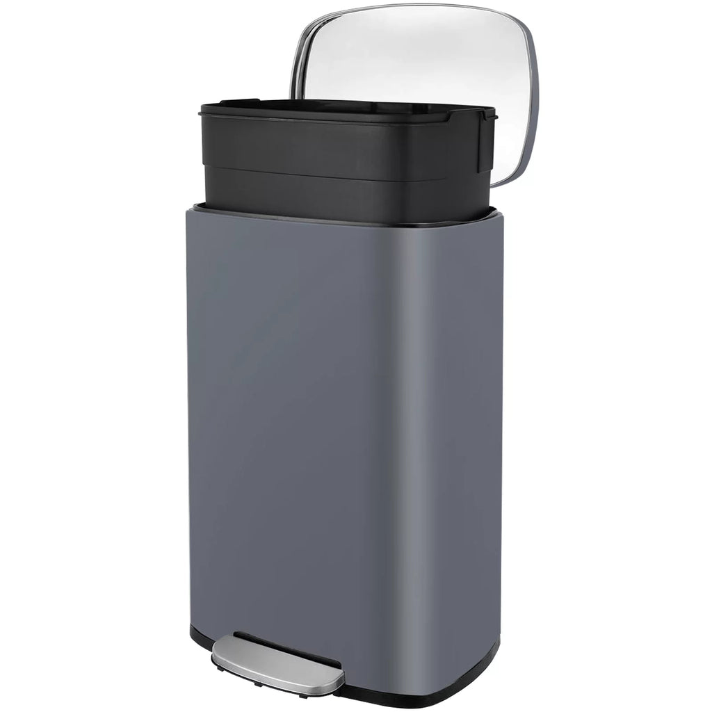 50L Stainless Steel Kitchen Step Trash Can J431042