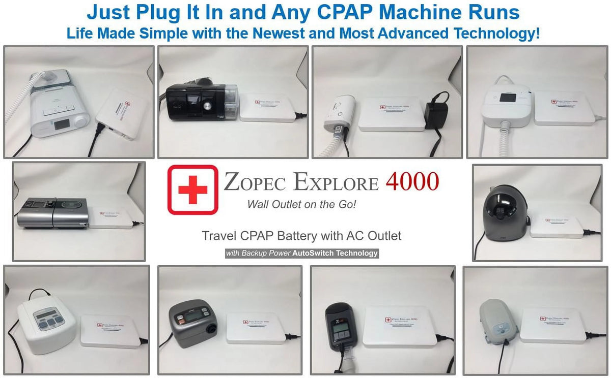 Travel CPAP Battery with Car Charger K316