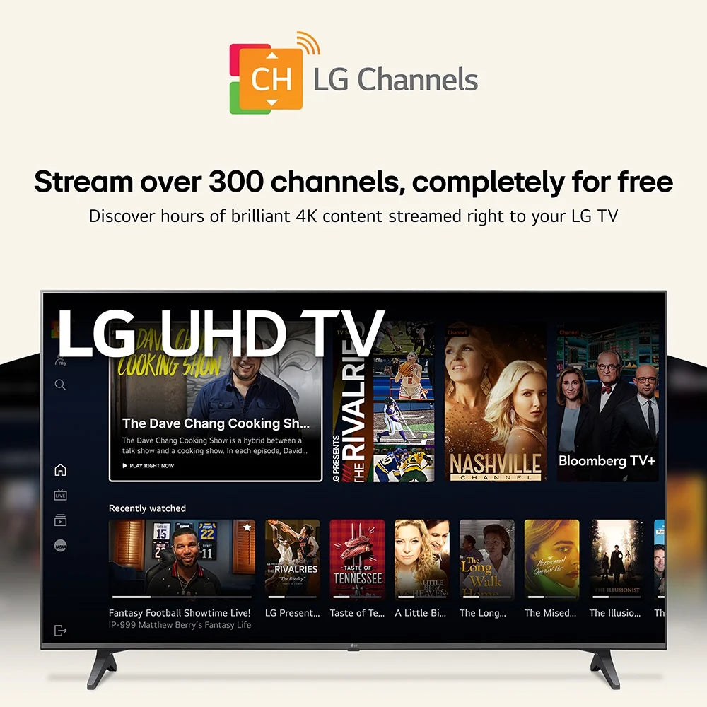 55” 4K UHD Smart TV A718