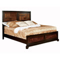 California King Wooden Parquet Design Bed K7767