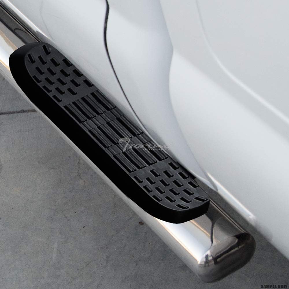 5 Oval Polished Stainless Steel Side Step Nerf Bars Running Boards Z132