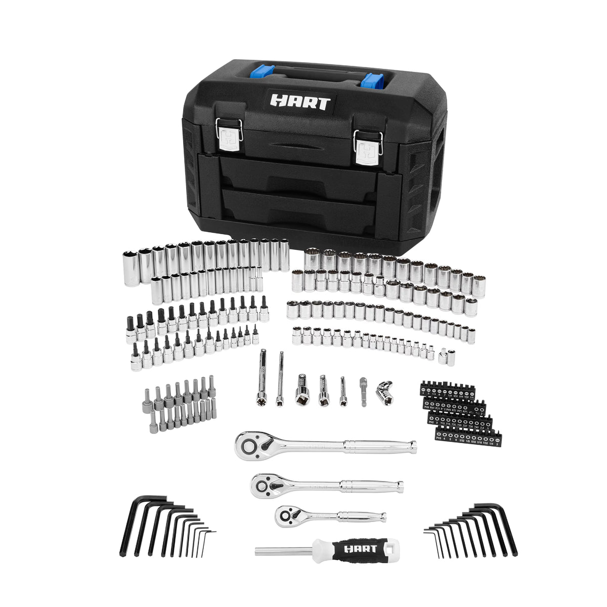 215-Piece Mechanics Tool Set Chrome Finish T583