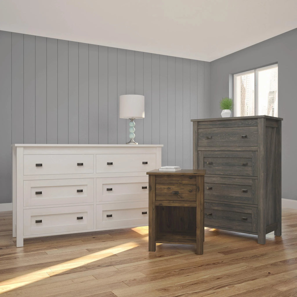 4 Drawer Weathered Oak Dresser J474150