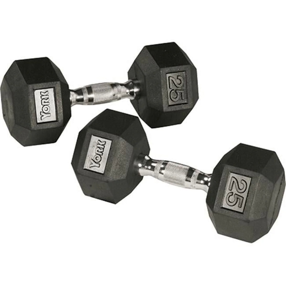 120 lbs Rubber Hex Dumbbell M520