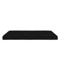 Black Full Size Quilted Microfiber Futon Mattress H9728