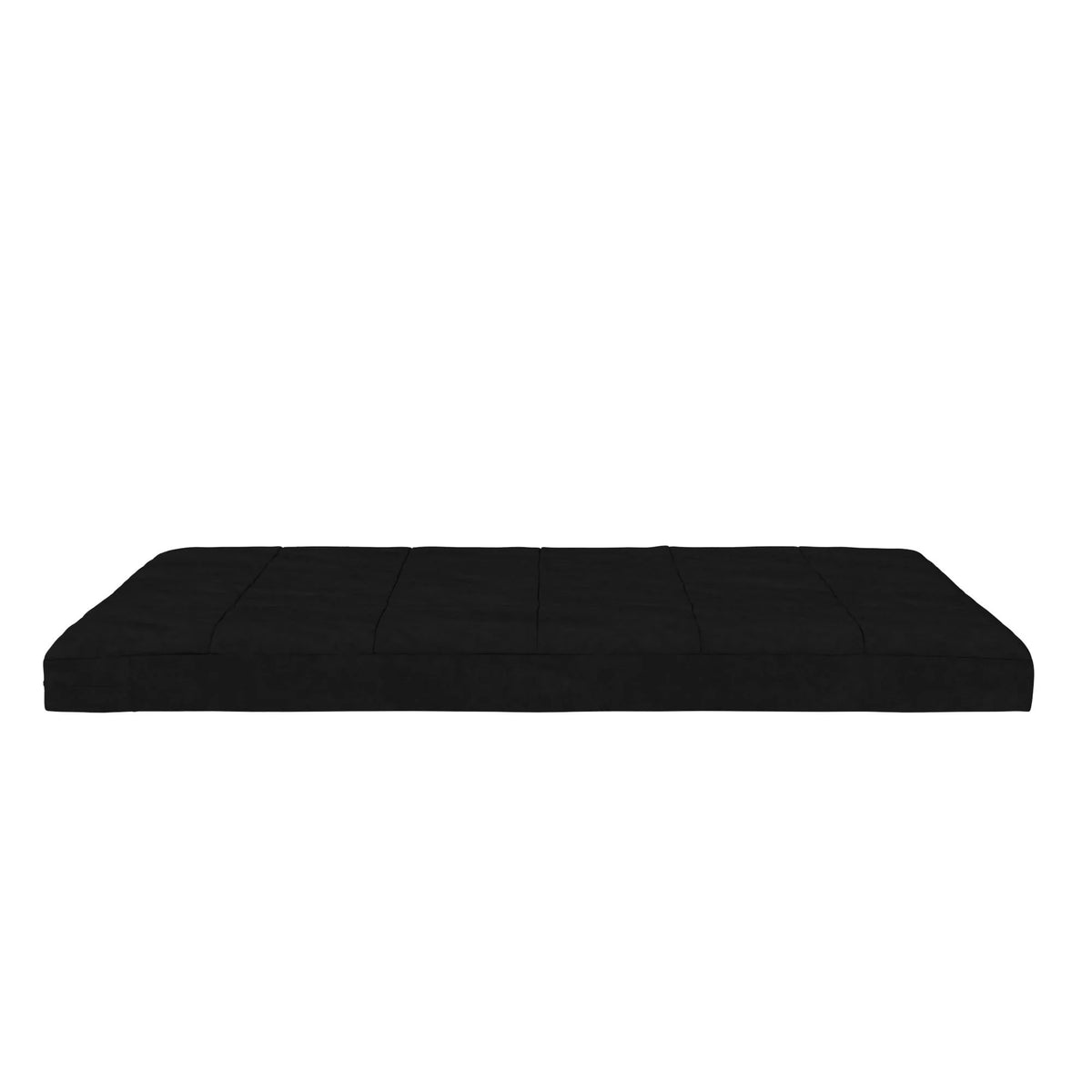 Black Full Size Quilted Microfiber Futon Mattress H9728