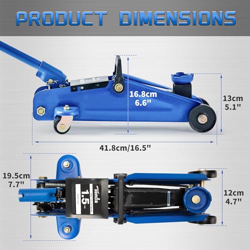 Hydraulic 1.5 Ton Floor Jack Q589171