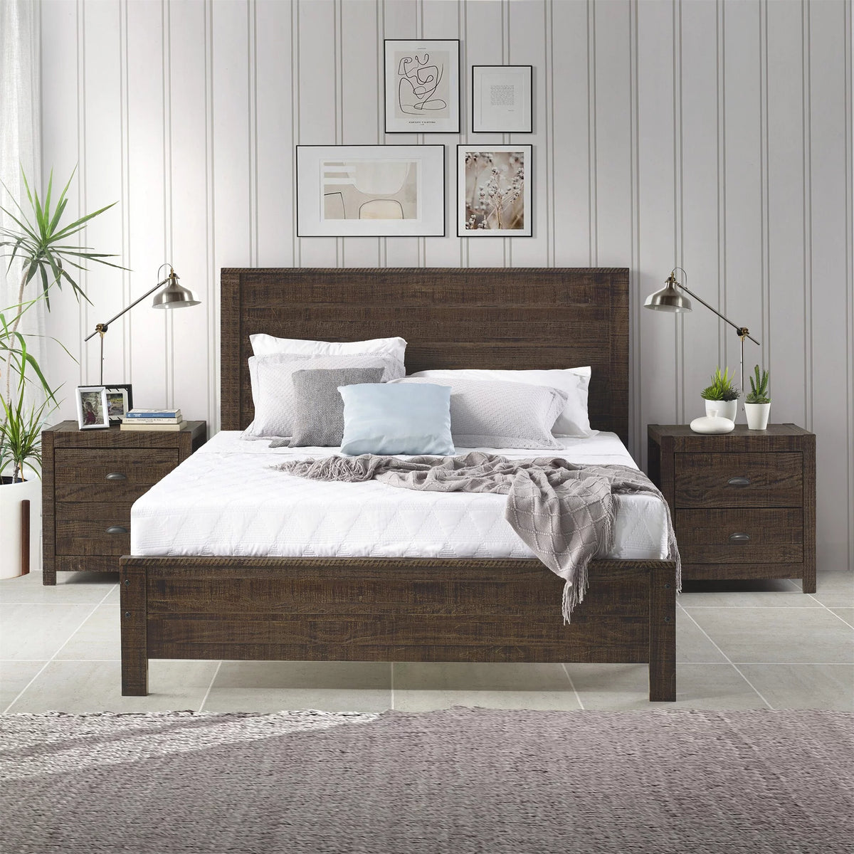 Solid Pinewood Twin Size Bed N233587
