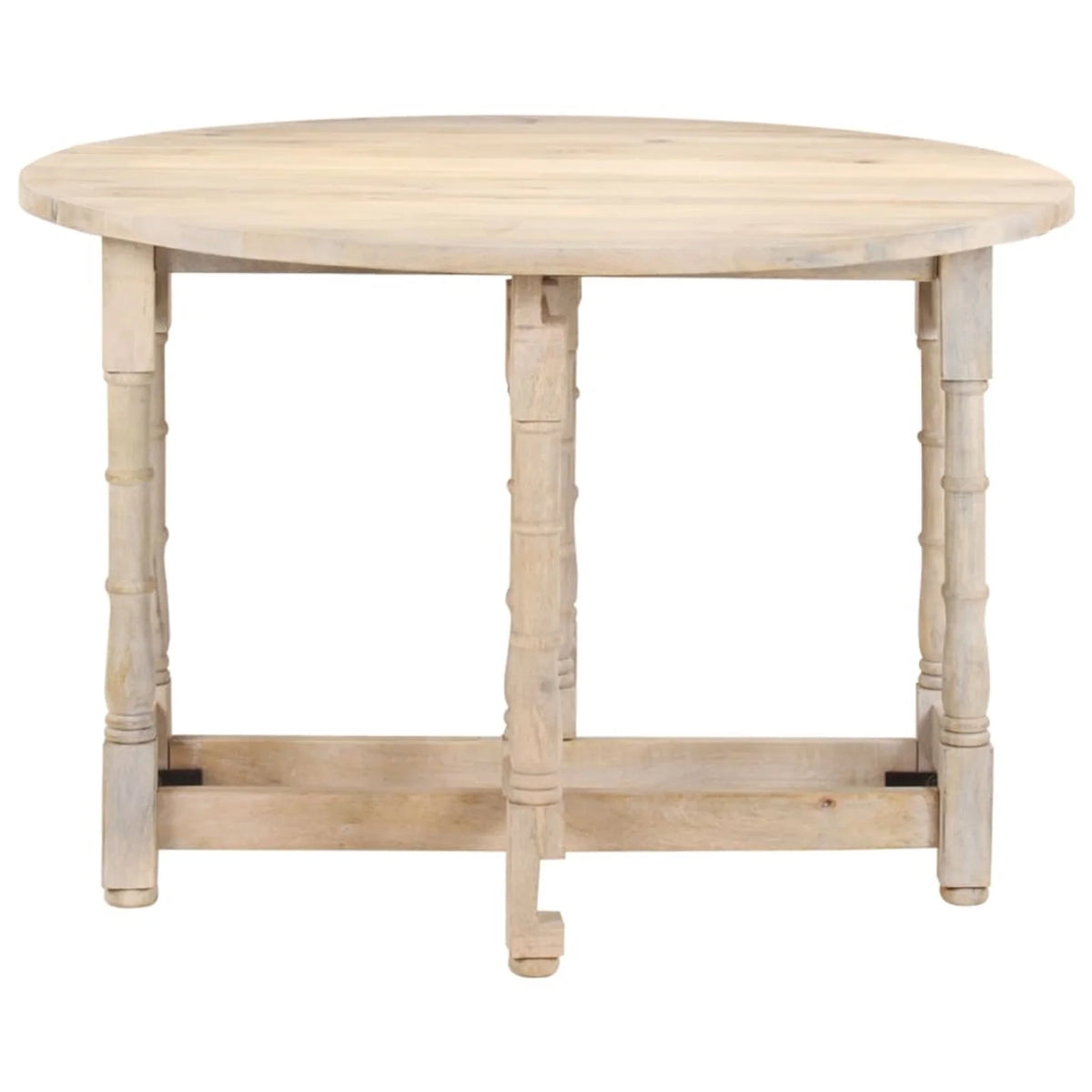 Round Solid Mango Wood Dining Table R665946