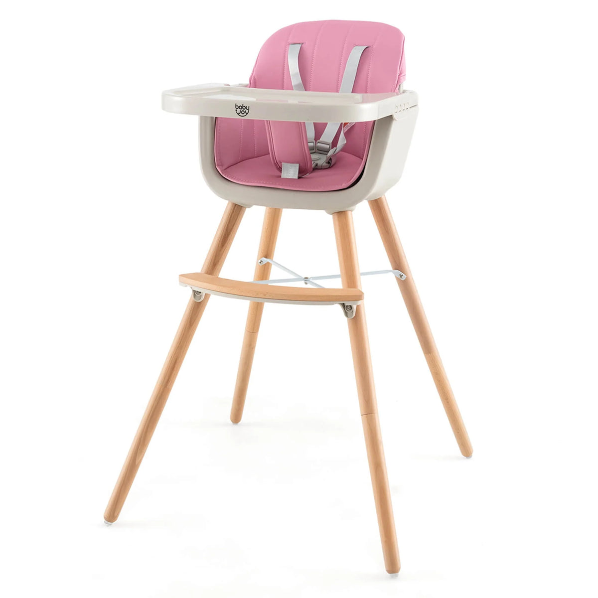 3 in 1 Convertible Wooden High Chair Beige N14940