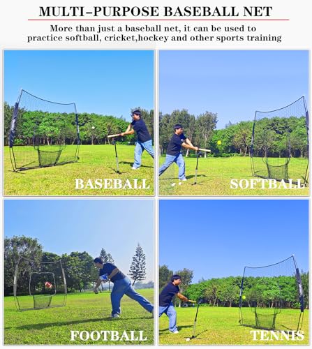 Baseball Softball Net with Steel Frame and Carry Bag F7052