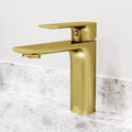 Single Handle Single-Hole Bathroom Faucet Matte Brushed Gold M132112