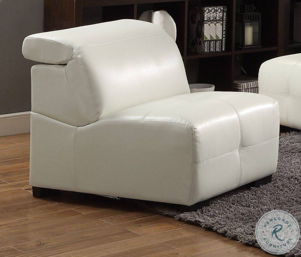 White Contemporary Sectional Sofa S45006