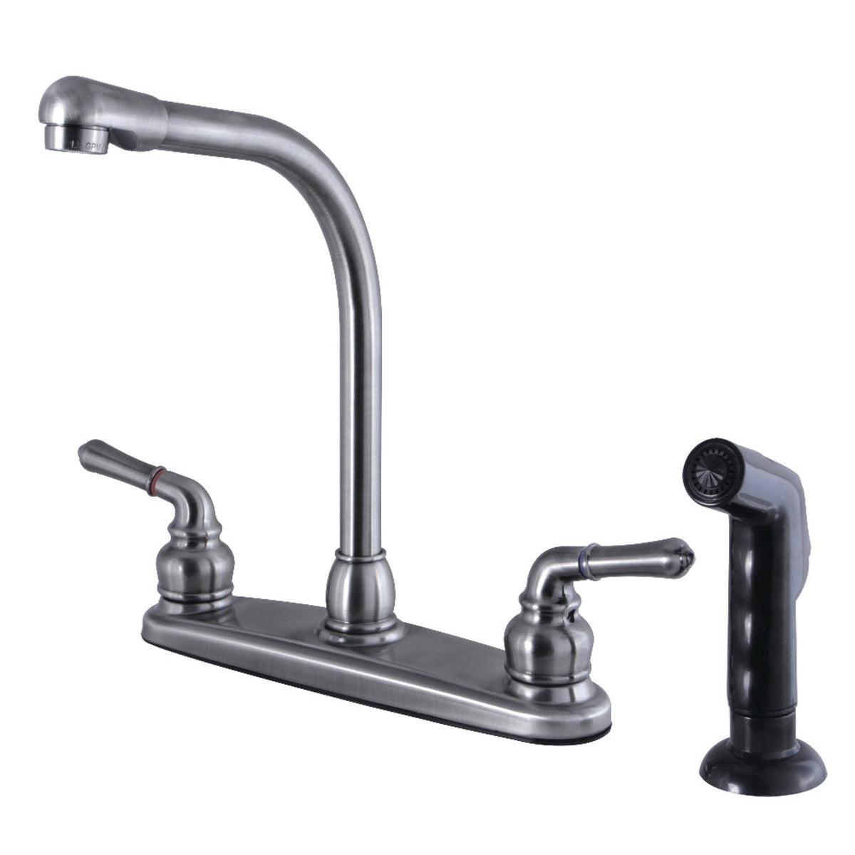 Black Stainless Centerset Kitchen Faucet N555