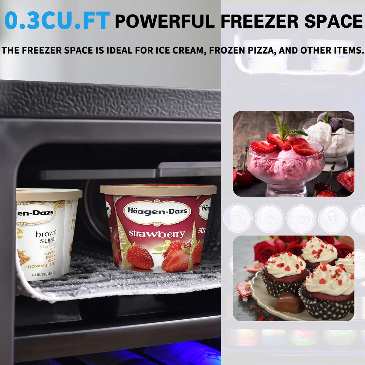 4.5cu.Ft Mini Fridge Black I3450