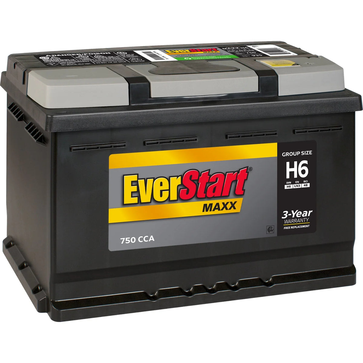 Lead Acid Automotive Battery Group Size H6 12 Volt 750 CCA X691687