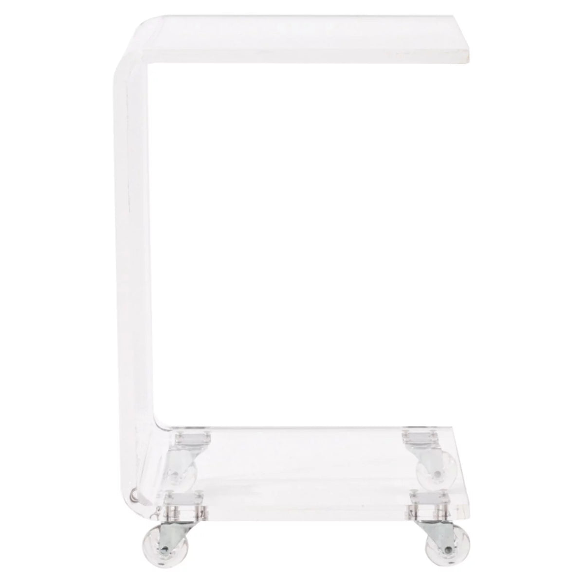 Clear Lucite and Acrylic Accent Table O4699