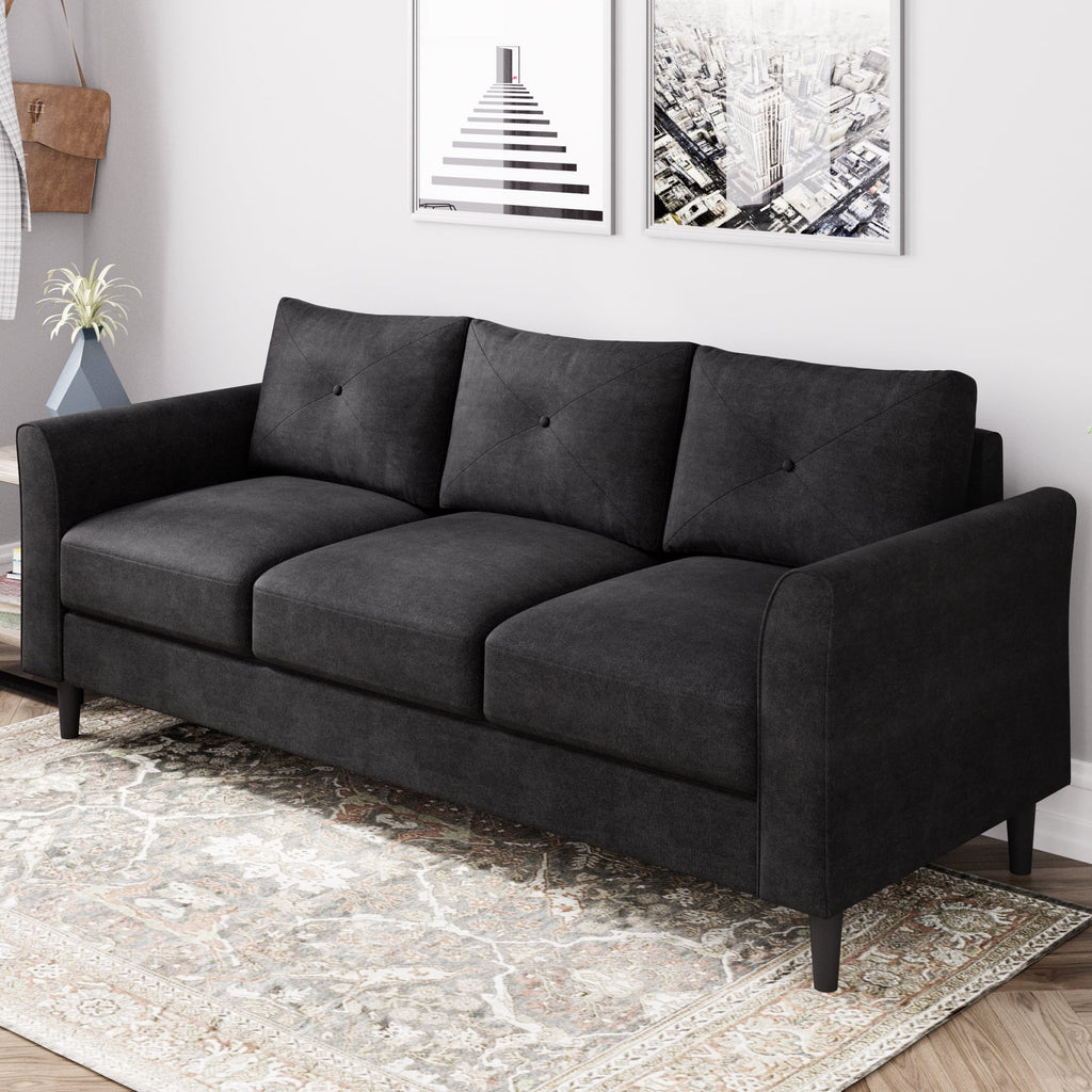 Black Sofa Couch E730