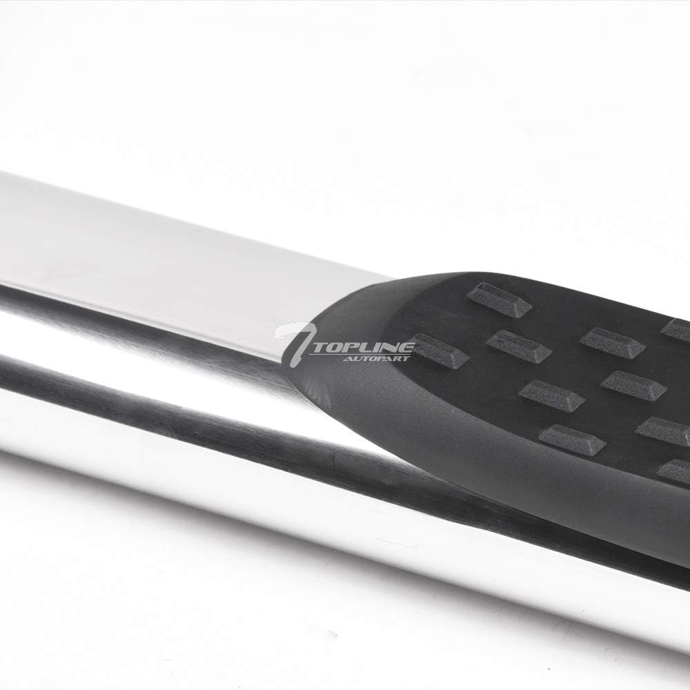 5 Oval Polished Stainless Steel Side Step Nerf Bars Running Boards Z132