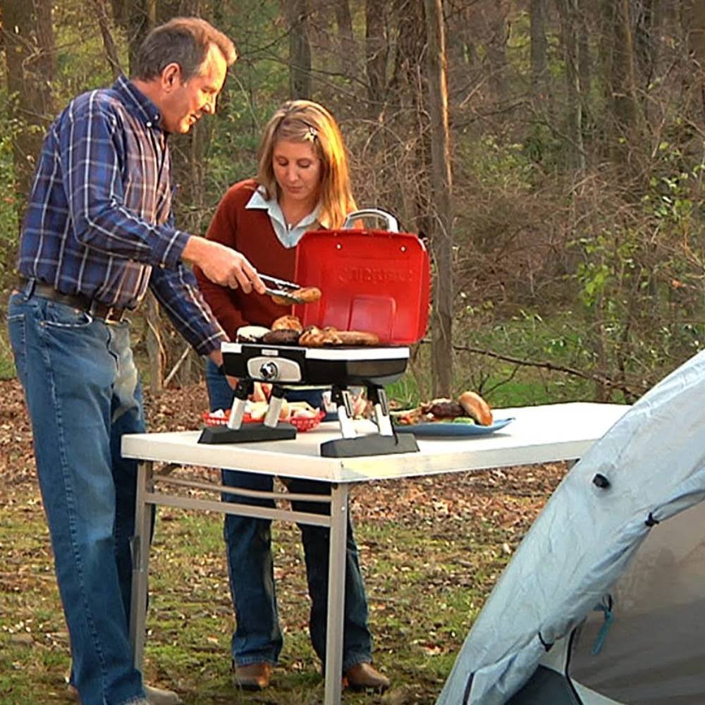 Portable Tabletop Gas Grill Red R704