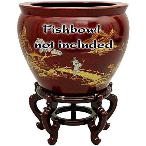 Rosewood Fishbowl Stand H57145