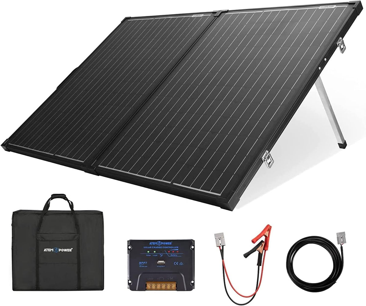 200W Monocrystalline Portable Foldable Solar Panel with 20A MPPT Controller V65315