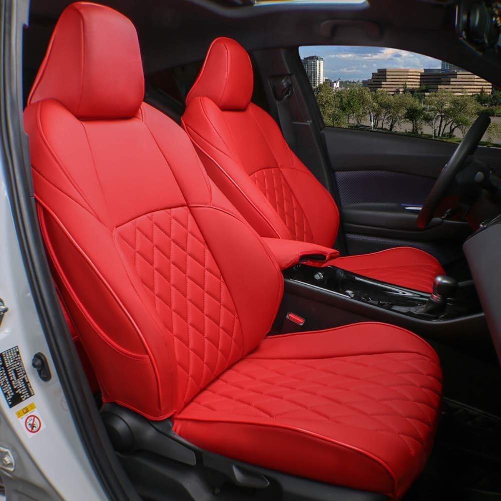Custom Fit Full Set Car Seat Covers Leatherette Beige H97040