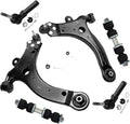 Front Lower Control Arms with Ball Joint and Outer Tie Rods 6pc Set A59225