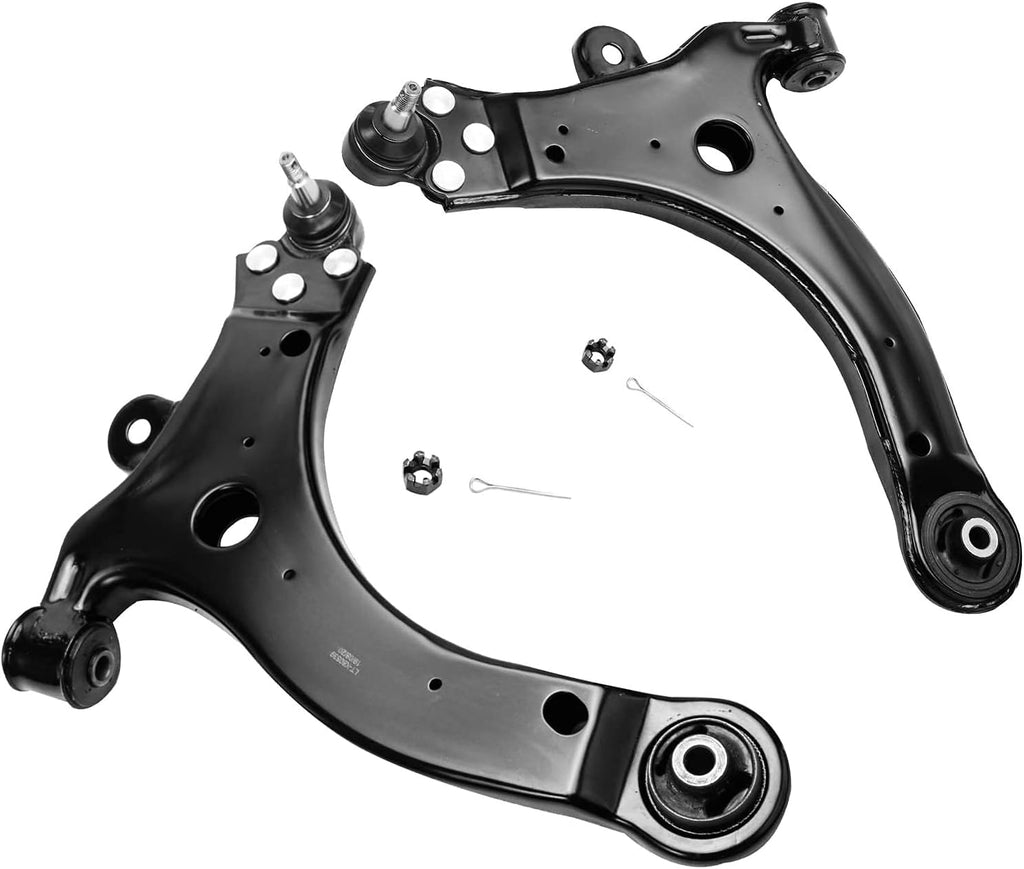 Front Lower Control Arms with Ball Joint and Outer Tie Rods 6pc Set A59225