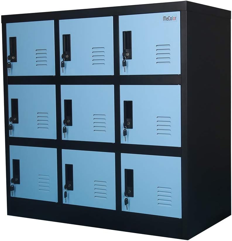 Blue Small Storage Locker Cabinet I196271