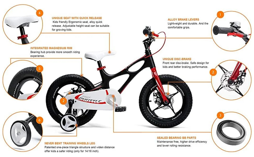 White 18 inch Kid's Bike N751328