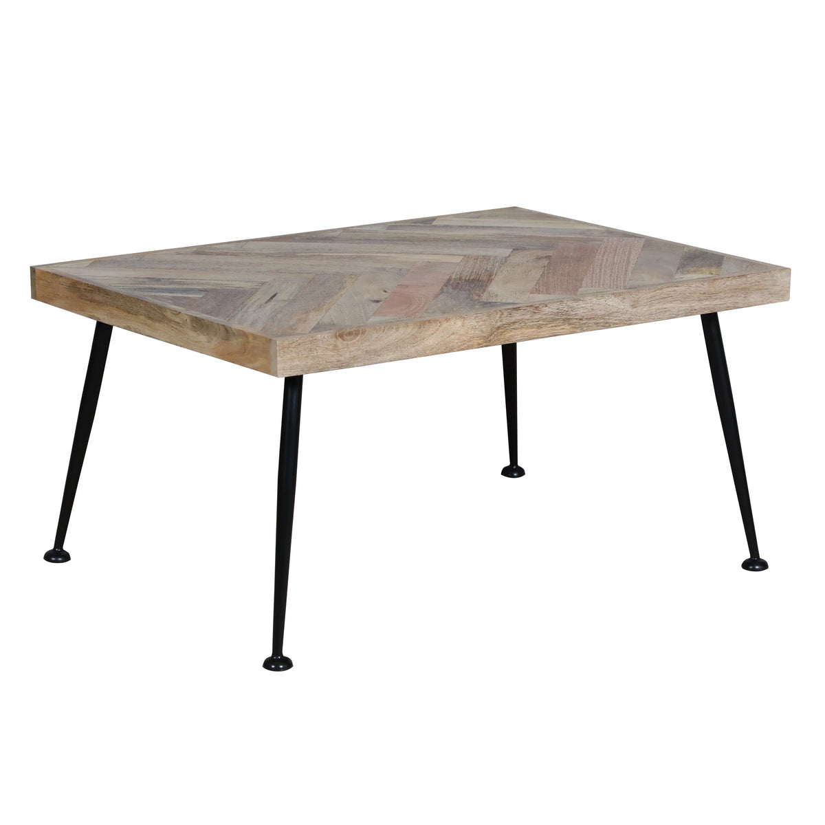 36 Inch Rectangular Mango Wood Coffee Table U596
