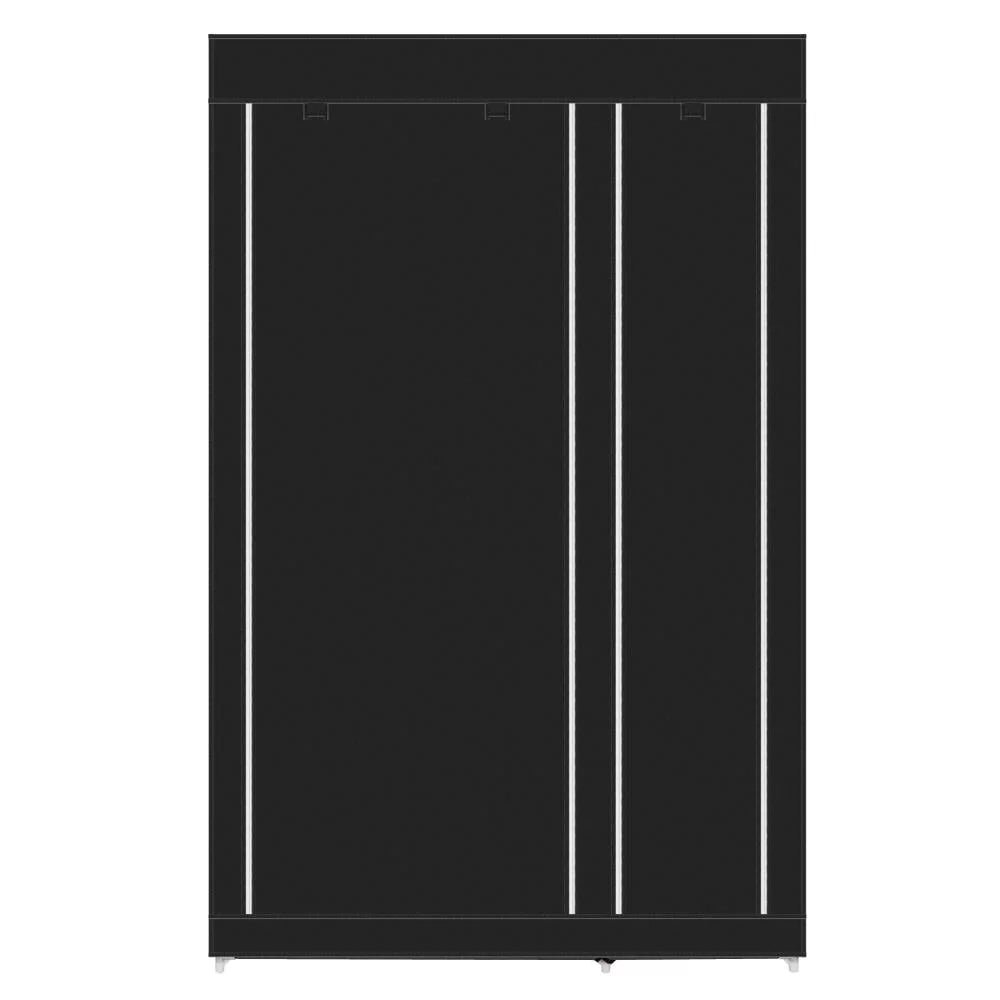 Black Portable Non-woven Fabric Clothes Closet B6408