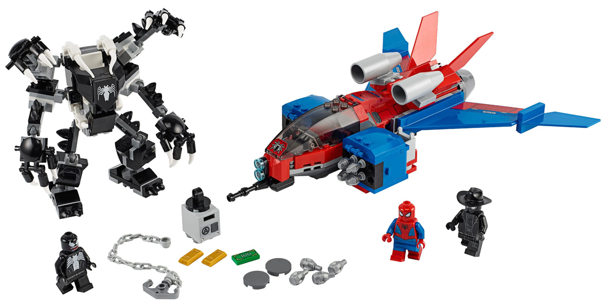 Building Kit with Minifigures, Mech and Plane (371 Pieces) K503