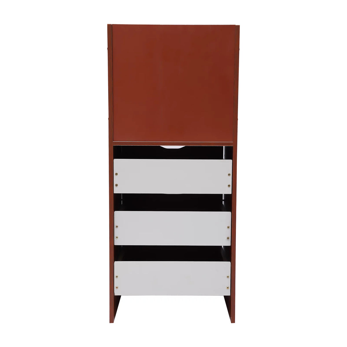 Wood Nightstand with Storage B7008