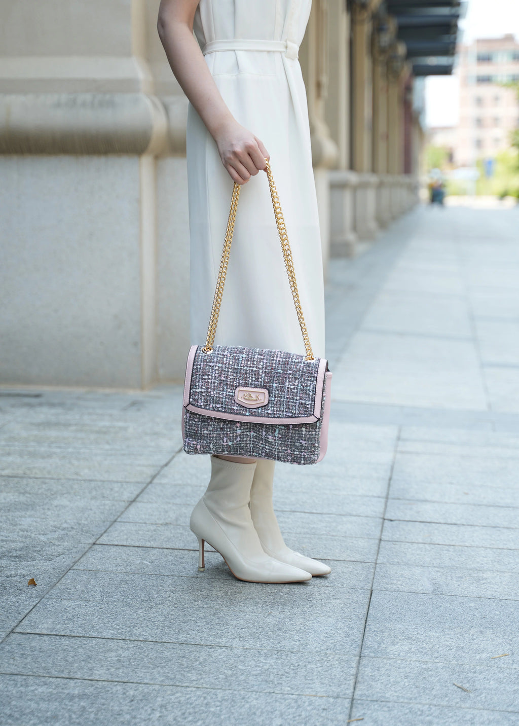 Tweed Womens Shoulder Bag B78014