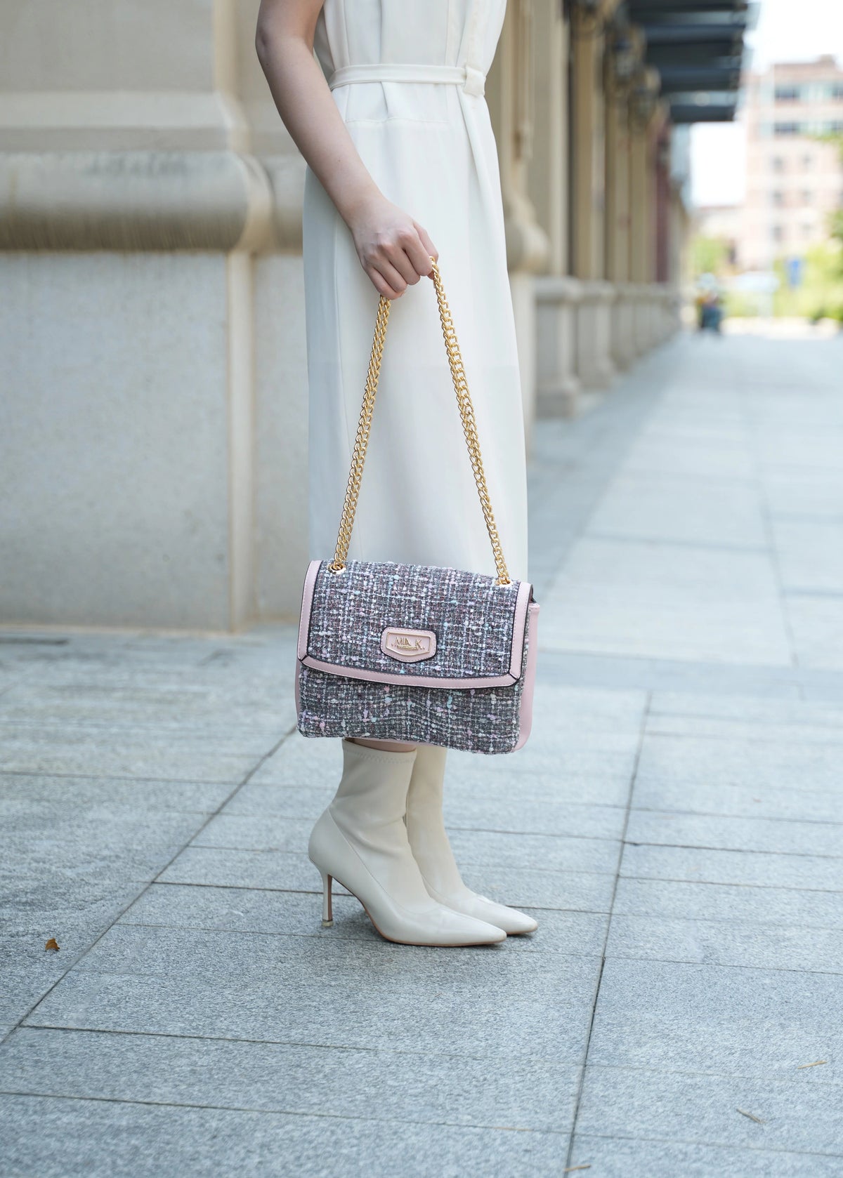 Tweed Womens Shoulder Bag B78014