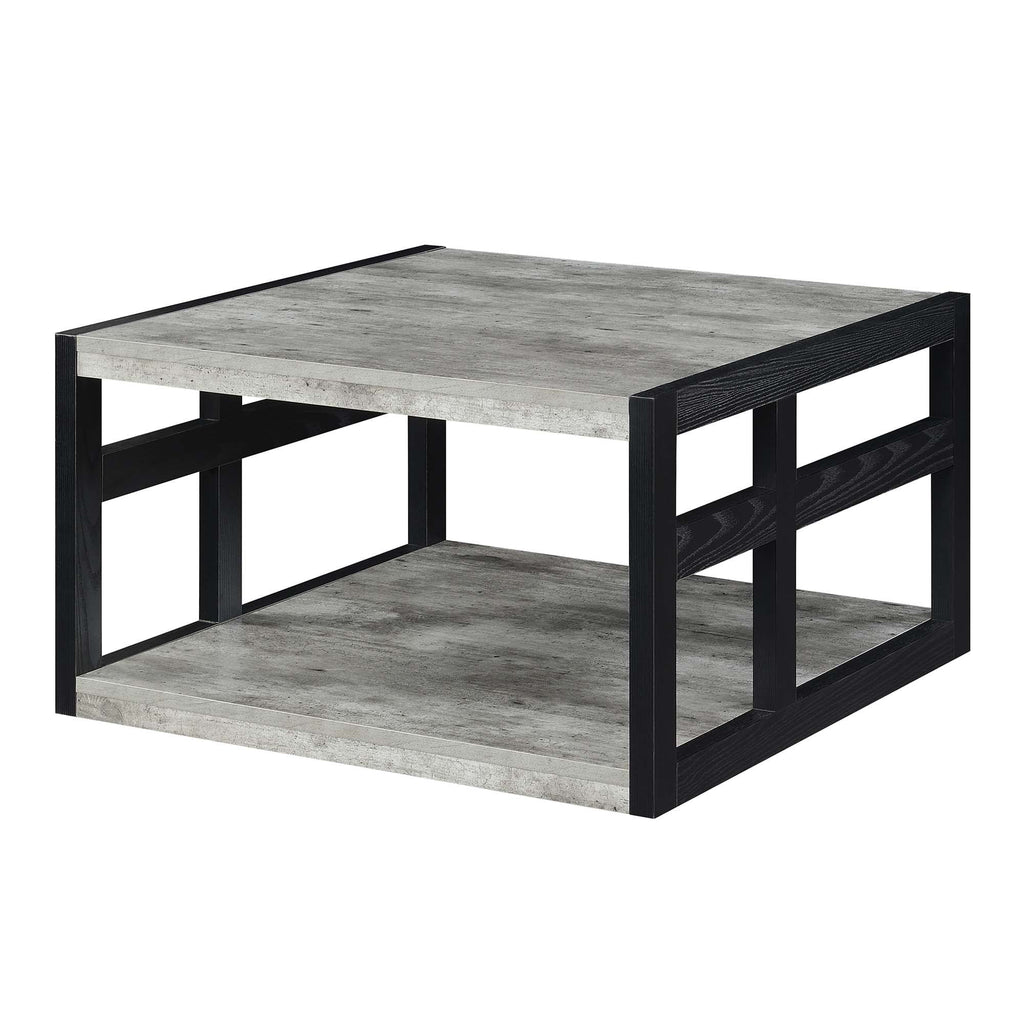 Square Coffee Table with Shelf U646832