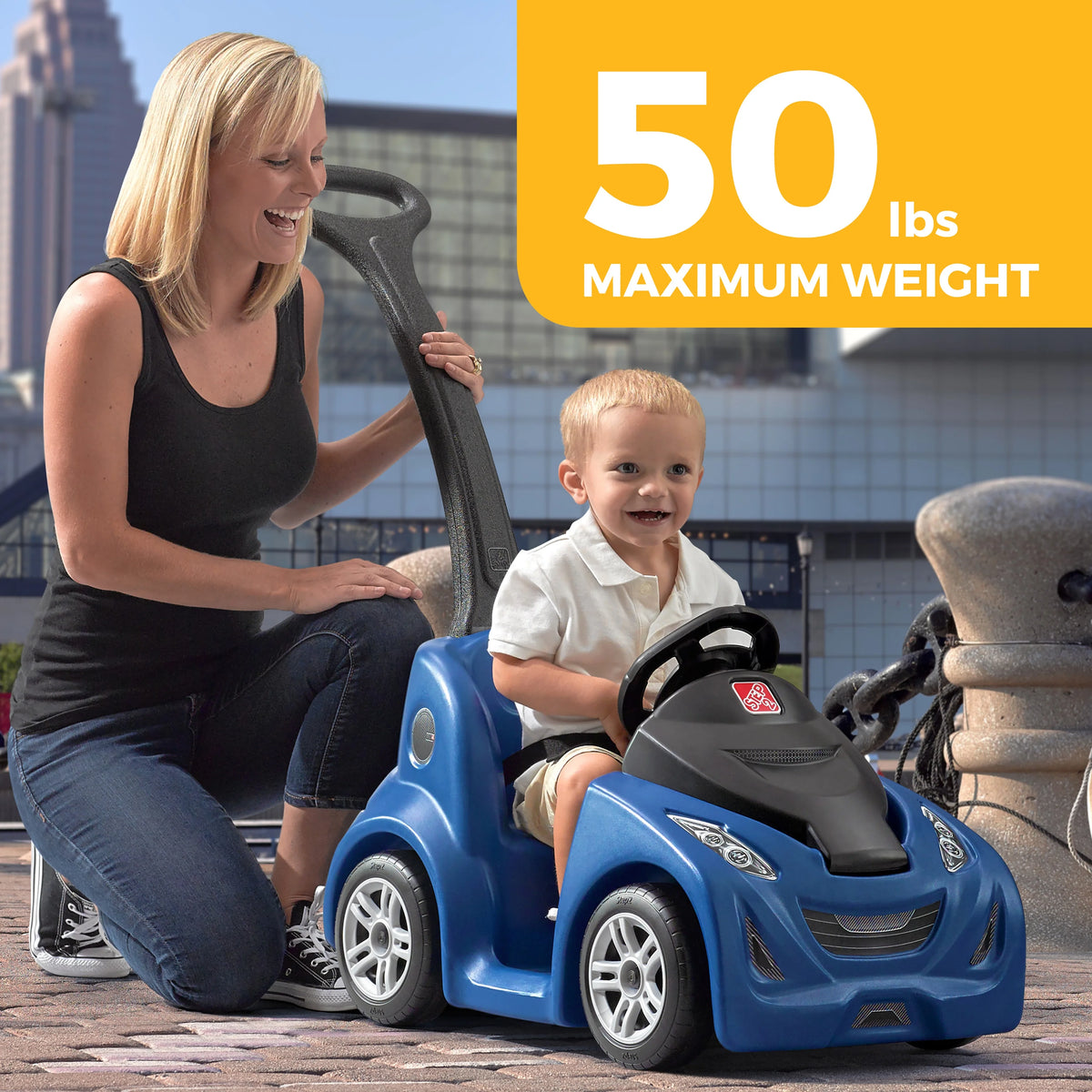 Blue Push Car and Ride on Toy G2123