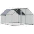 Galvanized Metal Chicken Coop with Cover E188