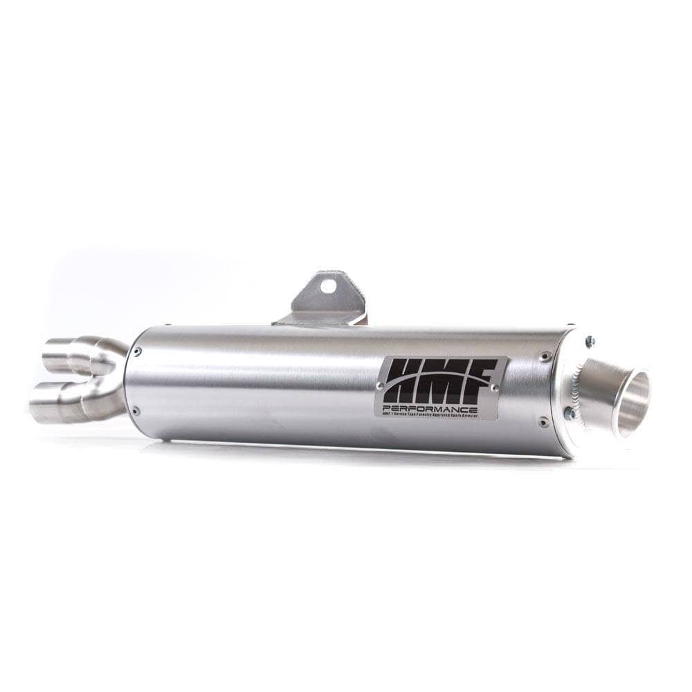 Red Slip On Exhaust with Turn-Down End Cap H10769