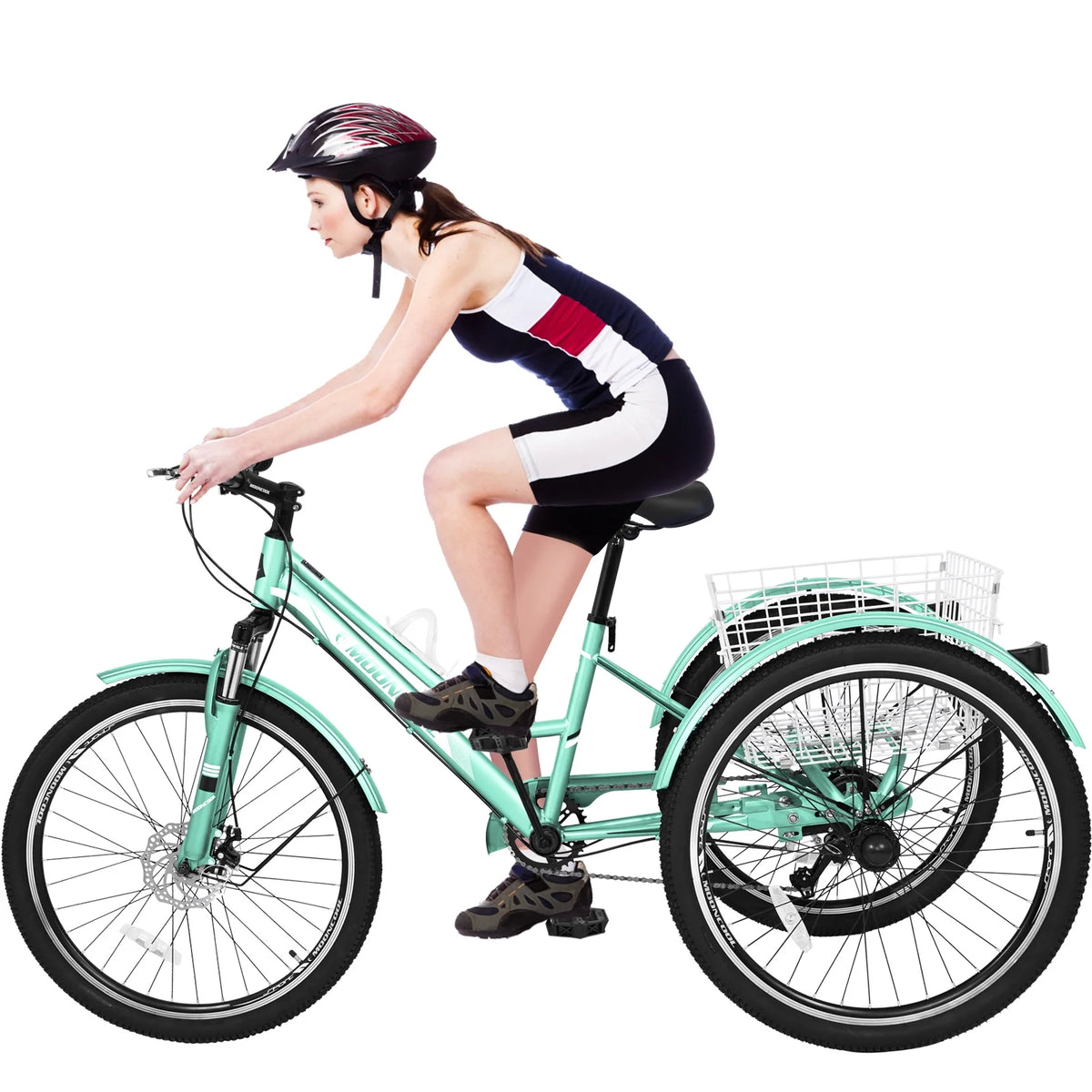 24/26''/27.5'' Wheels 7 Speed Adult Mountain Tricycle J58288